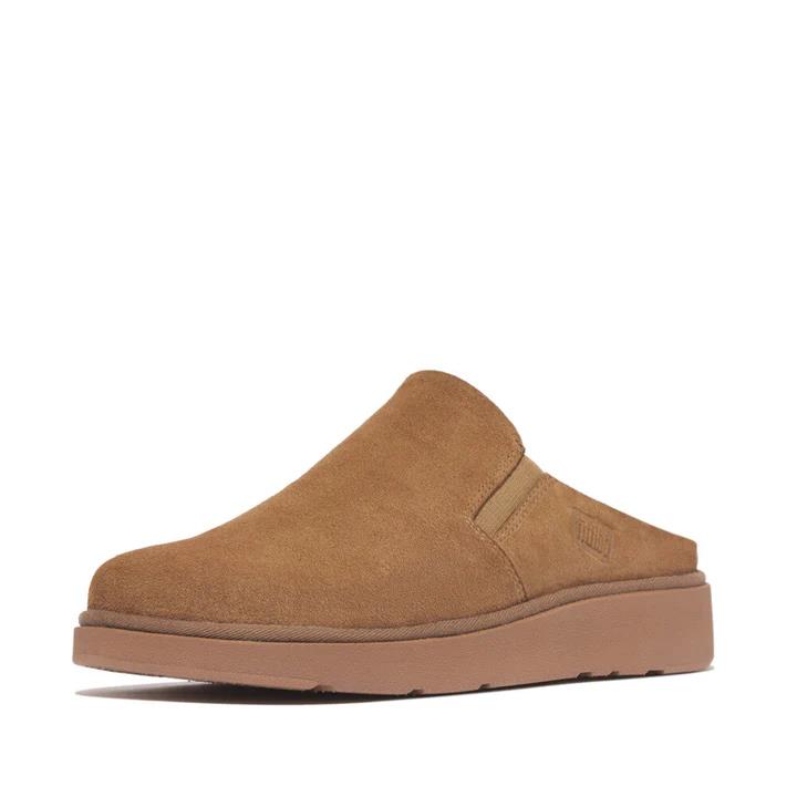 Fit Flop Womens Gen Ff Elasticated Mule Tan