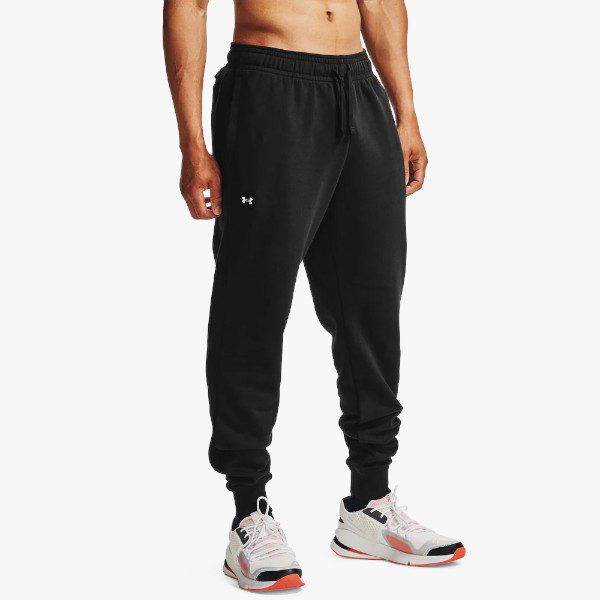 Under Armour Mens Rival Fleece Jogger Black 001