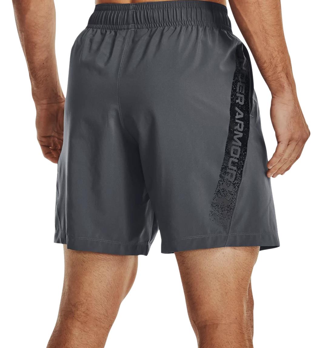 Under Armour Mens Woven Graphic Shorts 012 Graphite