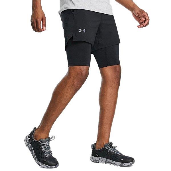 Under Armour Mens Launch 5″ 2 In 1 Shorts 001 Black