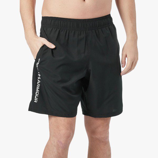 Under Armour Mens Woven Wordmark Shorts 001 Black