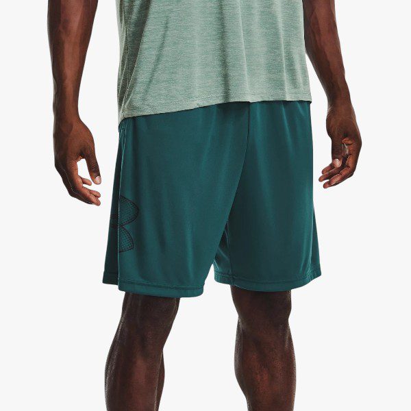 Under Armour Mens Tech Graphic Shorts 717 Green