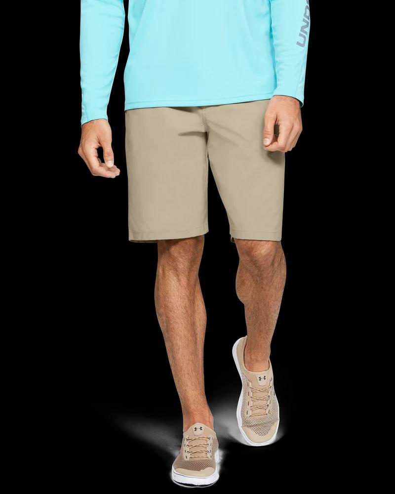 Under Armour Mens Fish Hunter Shorts 300 Khaki