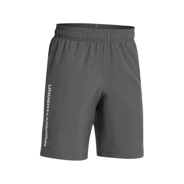 Under Armour Boys Woven Wdmk Shorts 025 Grey
