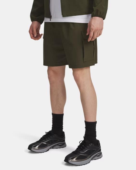 Under Armour Mens Vibe Woven Cargo Shorts 308 Exp Green
