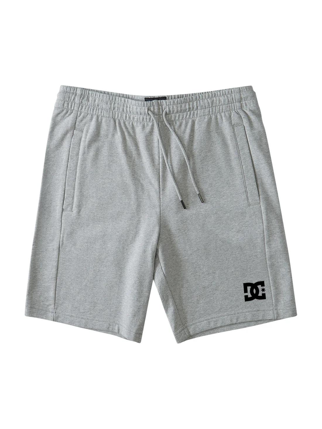 Dc Mens Logo Short Heather Grey