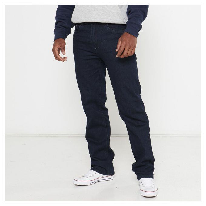 Soviet Mens Rivery #5 Straight Leg Jean Blue Black