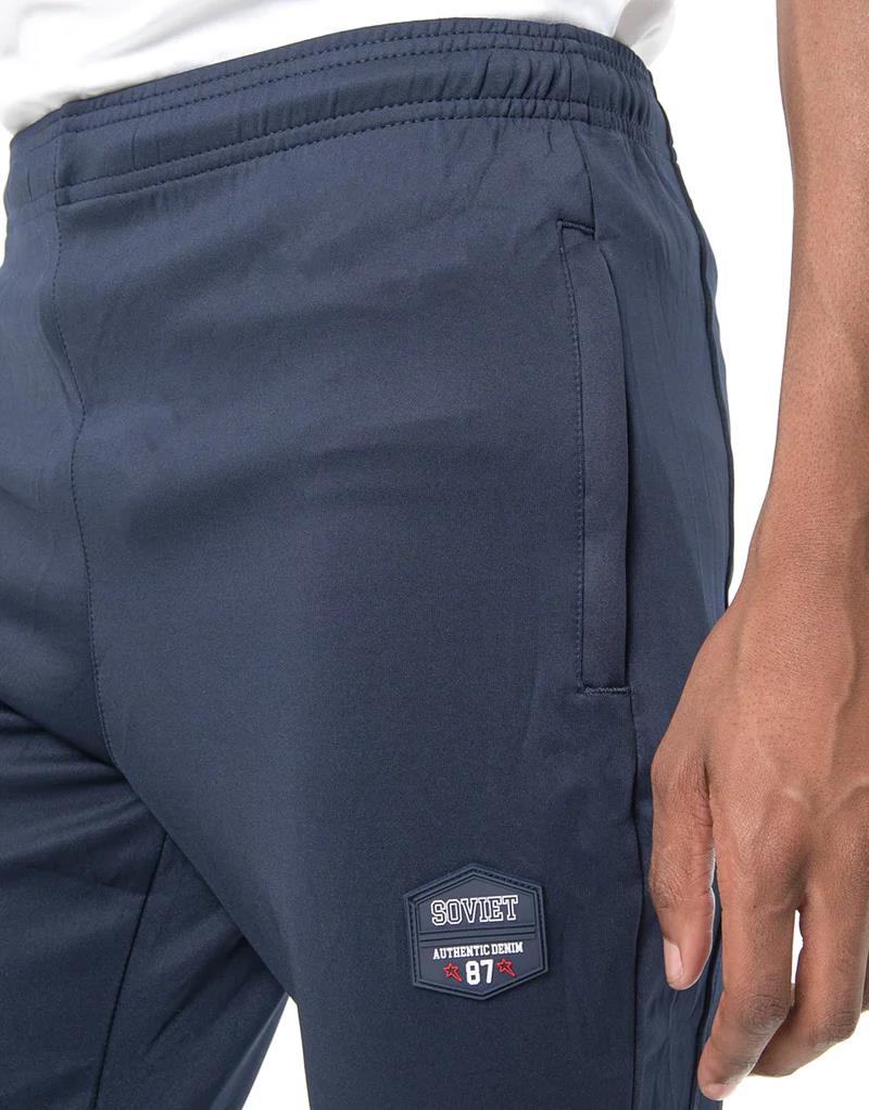 Soviet Mens M Nick Skinny Leg Track Pants Navy
