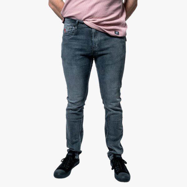 Soviet Mens Royce #9 Slim Leg Jeans Grey