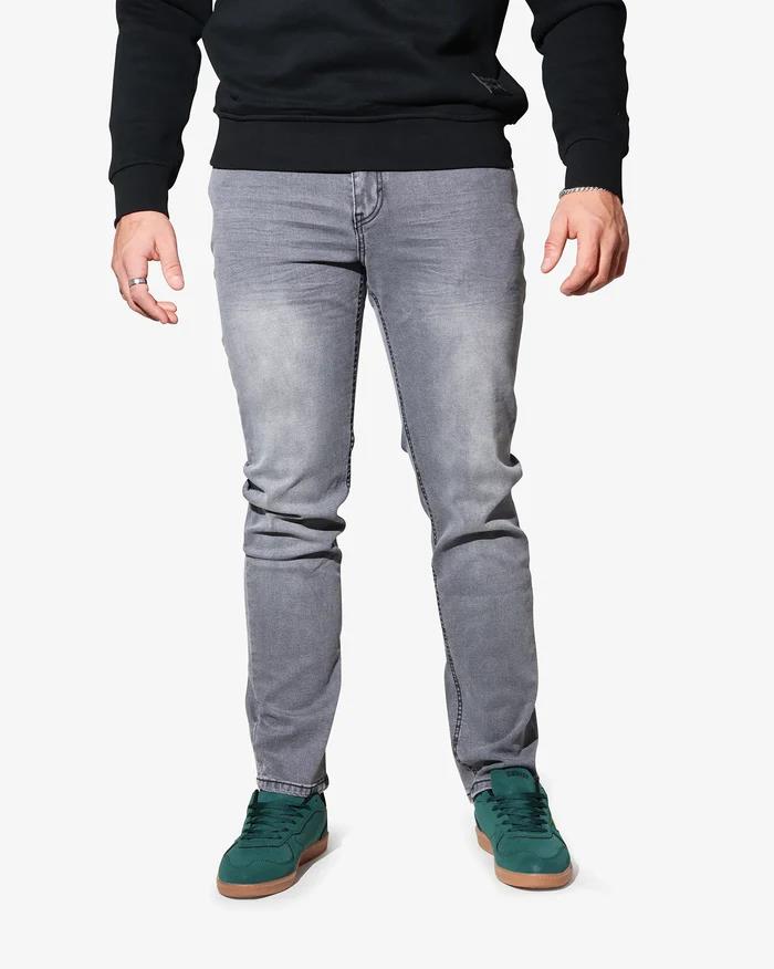 Soviet Mens Terminator #9 Slim Leg Jean Medium Grey