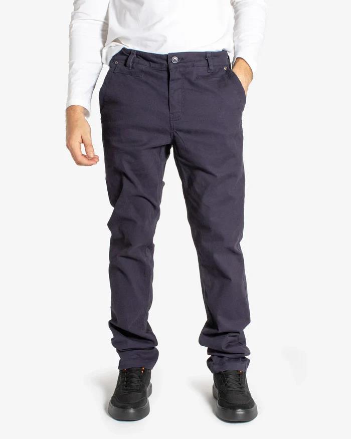 Soviet Mens Shelton Slim Leg Modern Fit Chino Pants Navy
