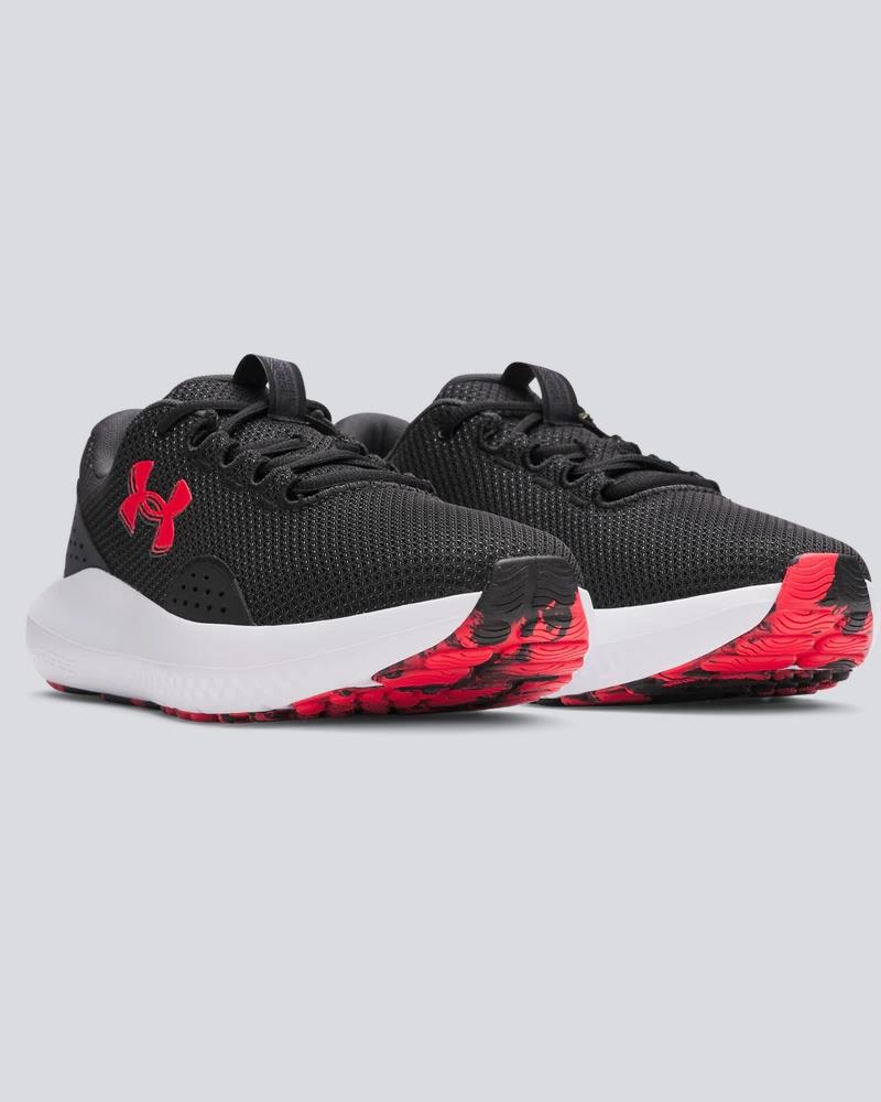 Under Armour Mens Charged Surge 4 005 Black Red