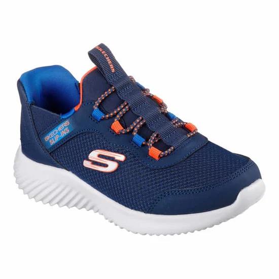 Skechers Boys Bounder Sneaker Navy Blue