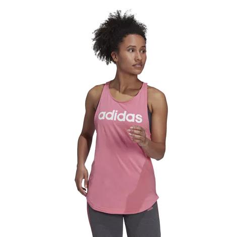 Adidas Womens Essentials Loose Logo Tank Top Pink