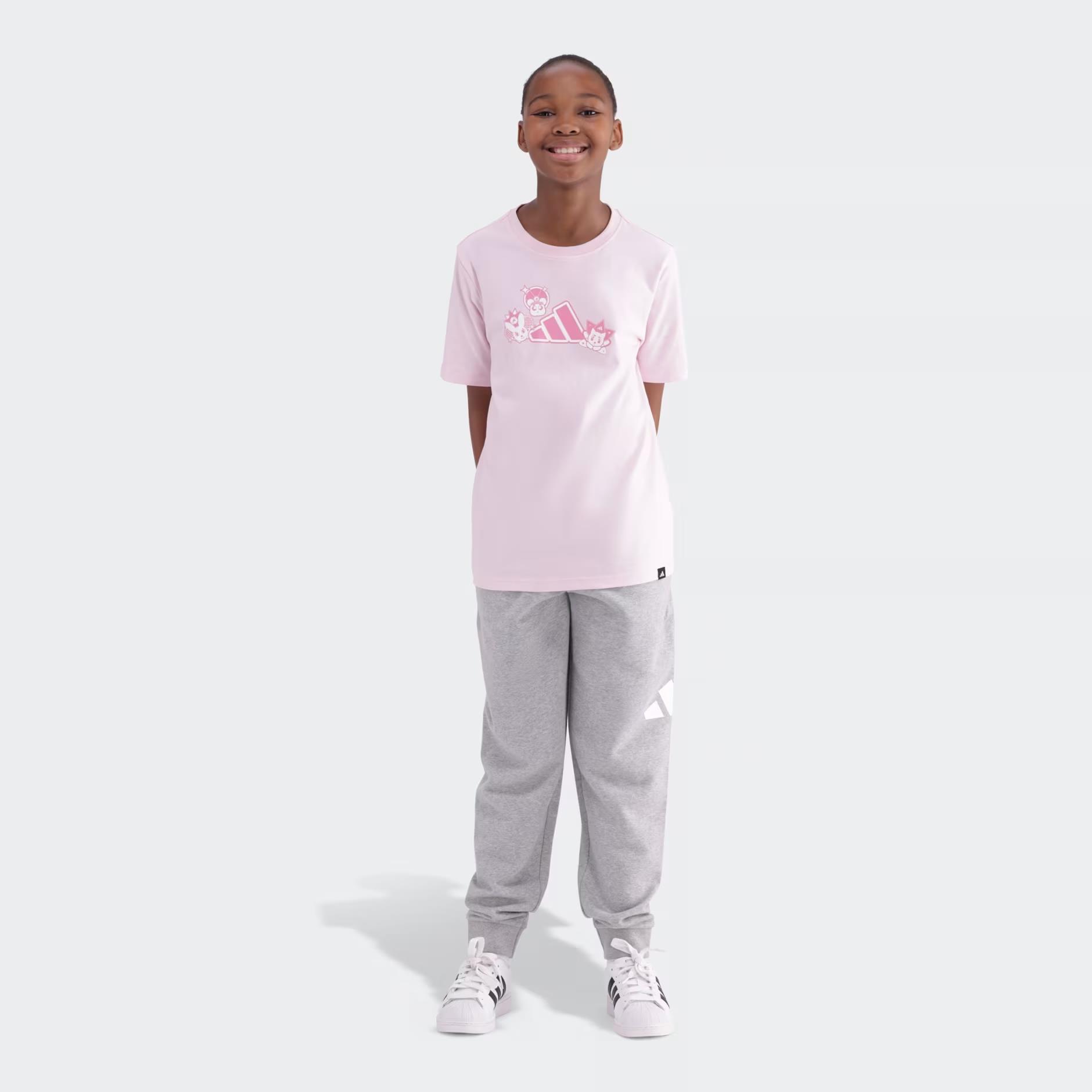 Adidas Girls Anime Tee Cl Pink