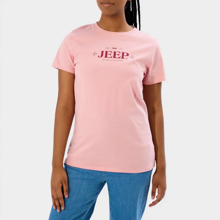 Jeep Womens Freedom To Roam  Tee Mellow Rose