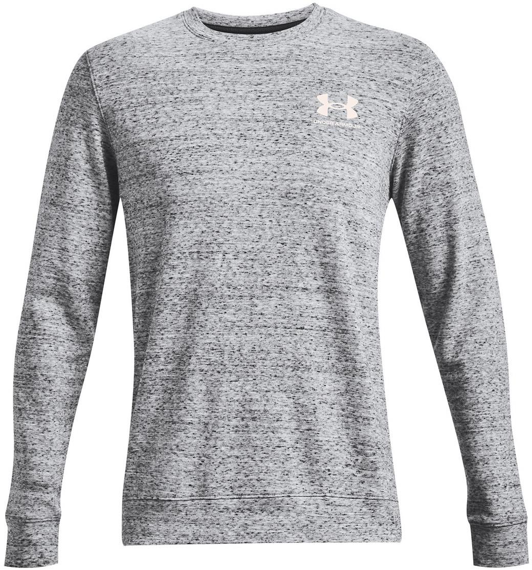 Under Armour Mens Rival Terry Lc Crew Sweater 112 Grey