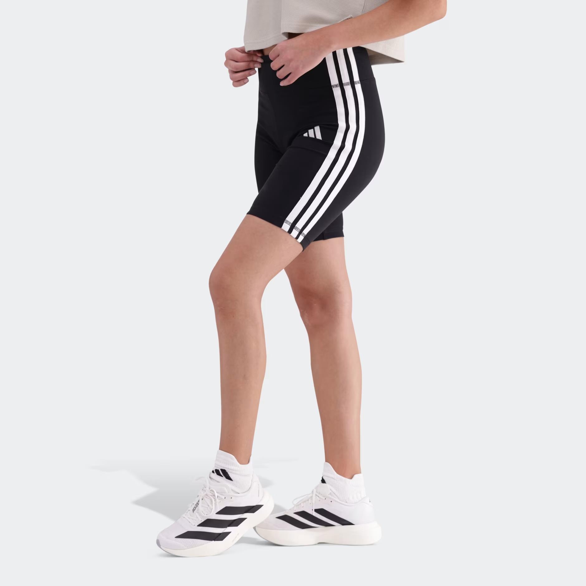 Adidas Womens 3S Sj Bike Shorts Black