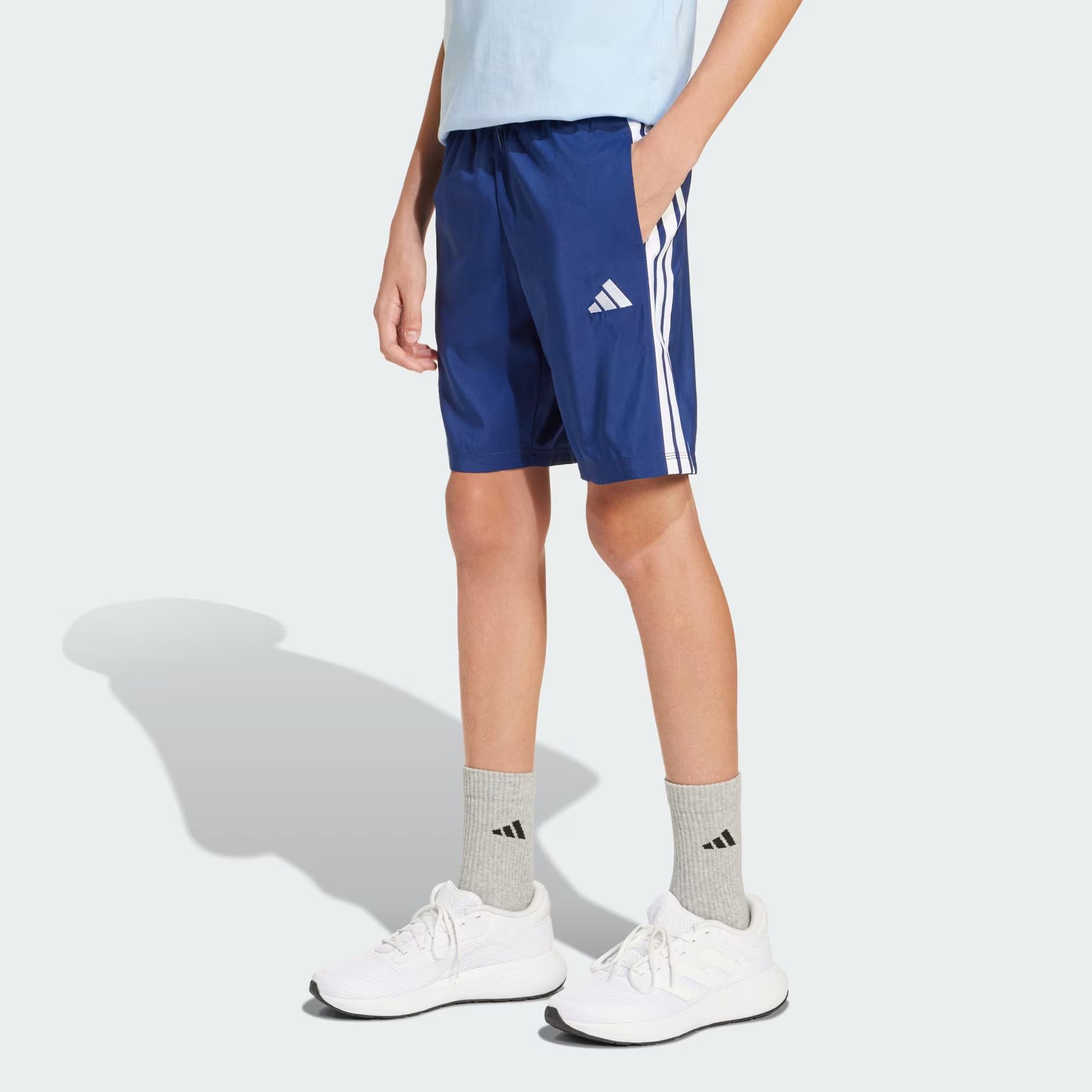 Adidas Kids 3S Woven Shorts Dark Blue