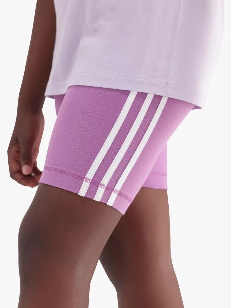 Adidas Girls 3S Tigh Shorts Purple
