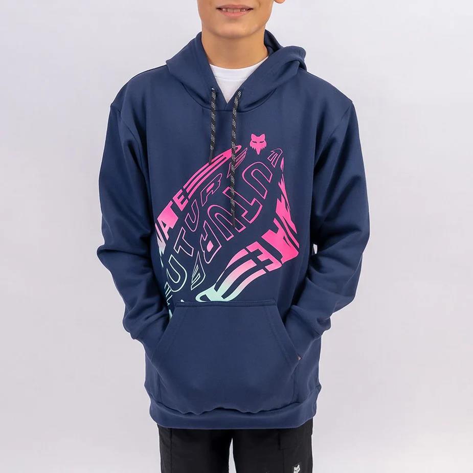 Fox Boys Pullover Hoody Navy
