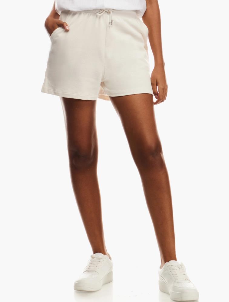 Polo Womens Sweat Short Ecru