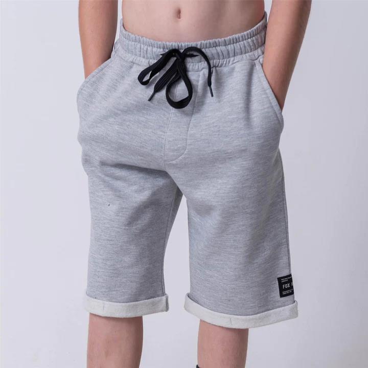 Fox Boys Detonate Fleece Short Grey Mel