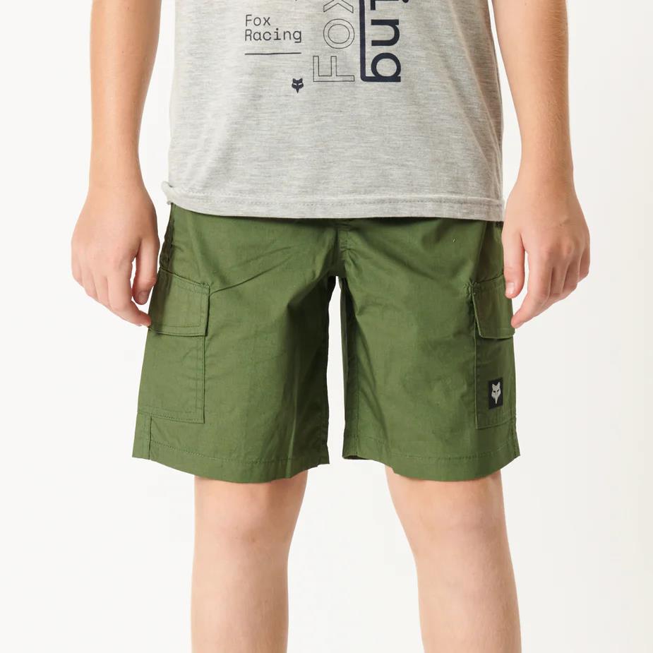 Fox Boys Mini Slambozo Shorts Hunter Green