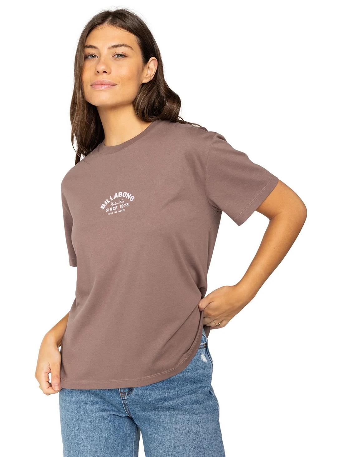 Billabong Womens Feeling Free Short Sleeve Tee Kona