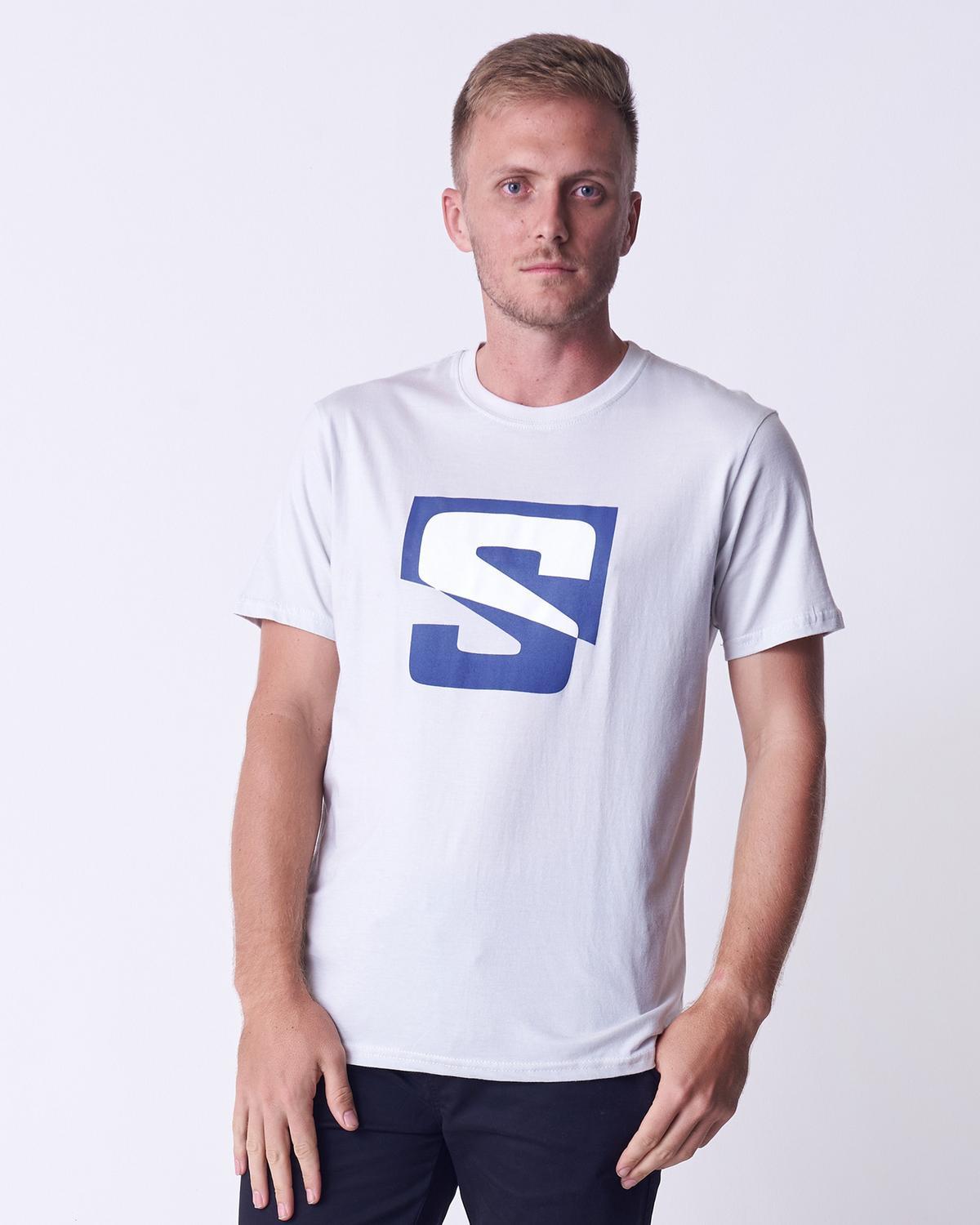 Salomon Mens Half Full Short Sleeve Tee Oyster Mushroom