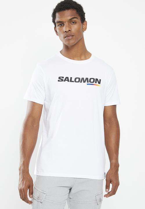 Salomon Mens Race Short Sleeve Tee White