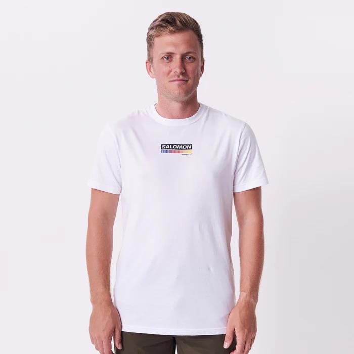 Salomon Mens Climb Higher Short Sleeve Tee White