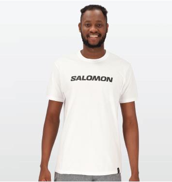 Salomon Mens Core Pack Short Sleeve Tee White