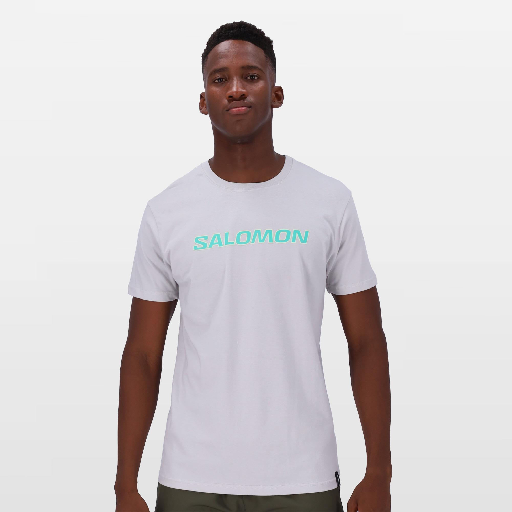 Salomon Mens Talima Short Sleeve Tee Gray Violet