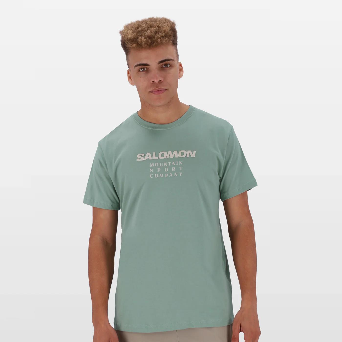 Salomon Mens Kiimanjaro Short Sleeve Tee Sage Green