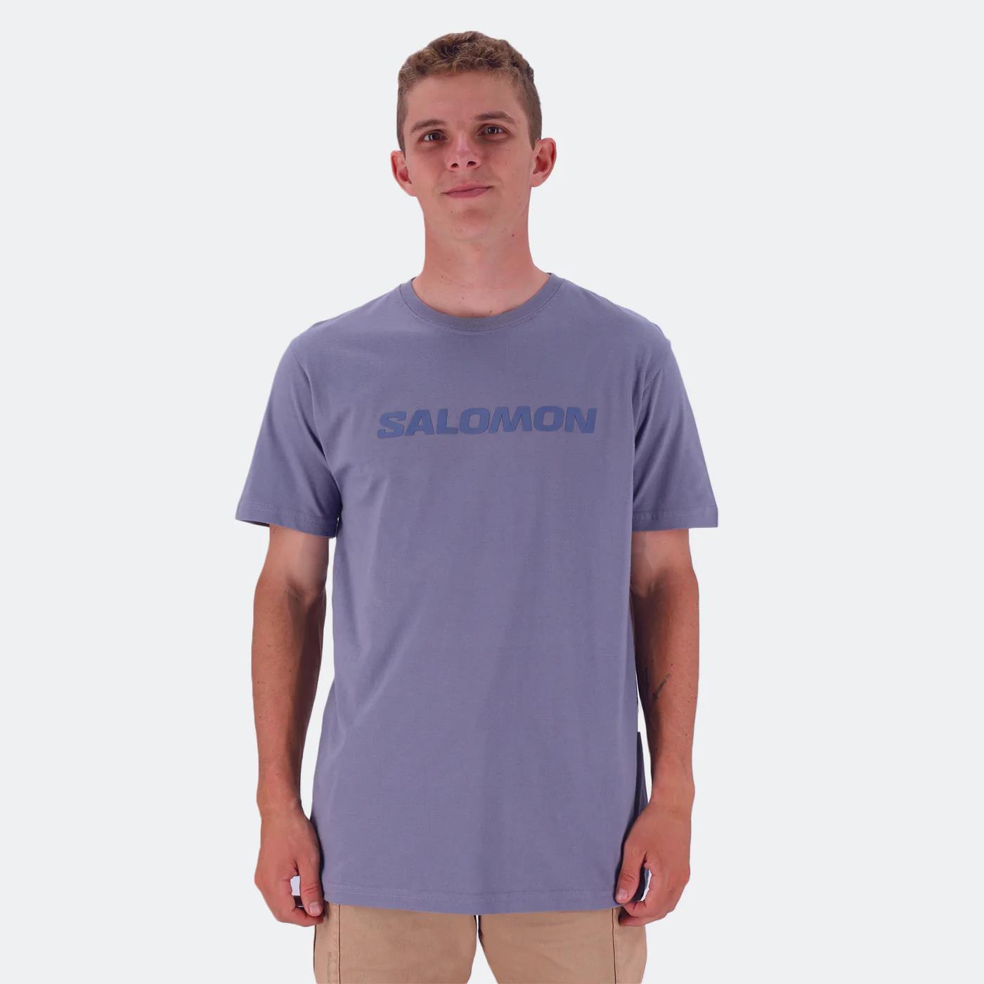 Salomon Mens Tonal Short Sleeve Tee Blue Granite