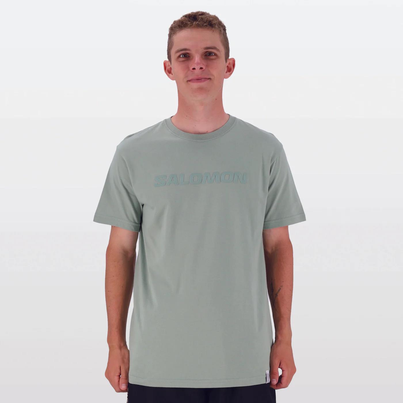 Salomon Mens Tonal Short Sleeve Tee Sage Green