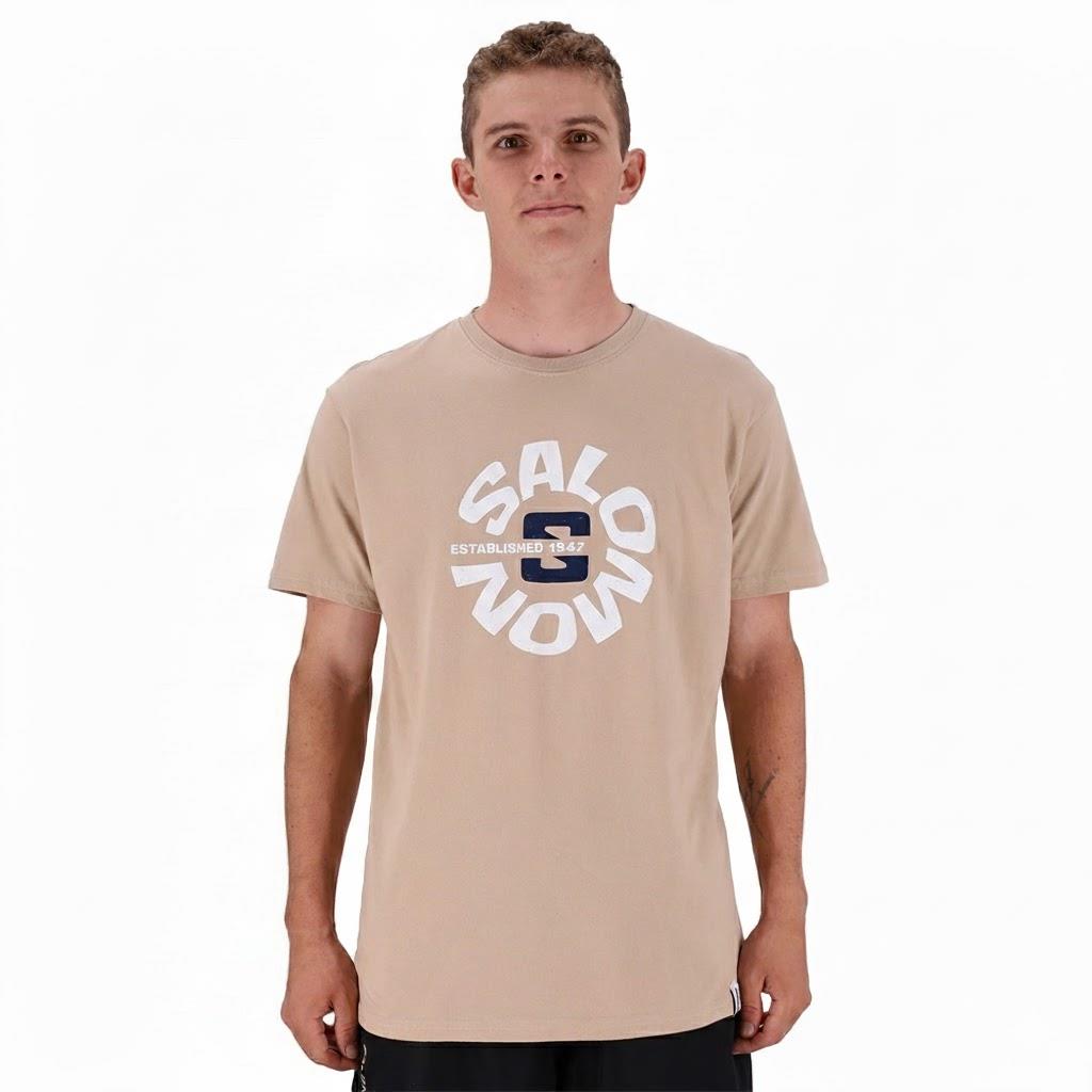 Salomon Mens Keiko Short Sleeve Tee Khaki