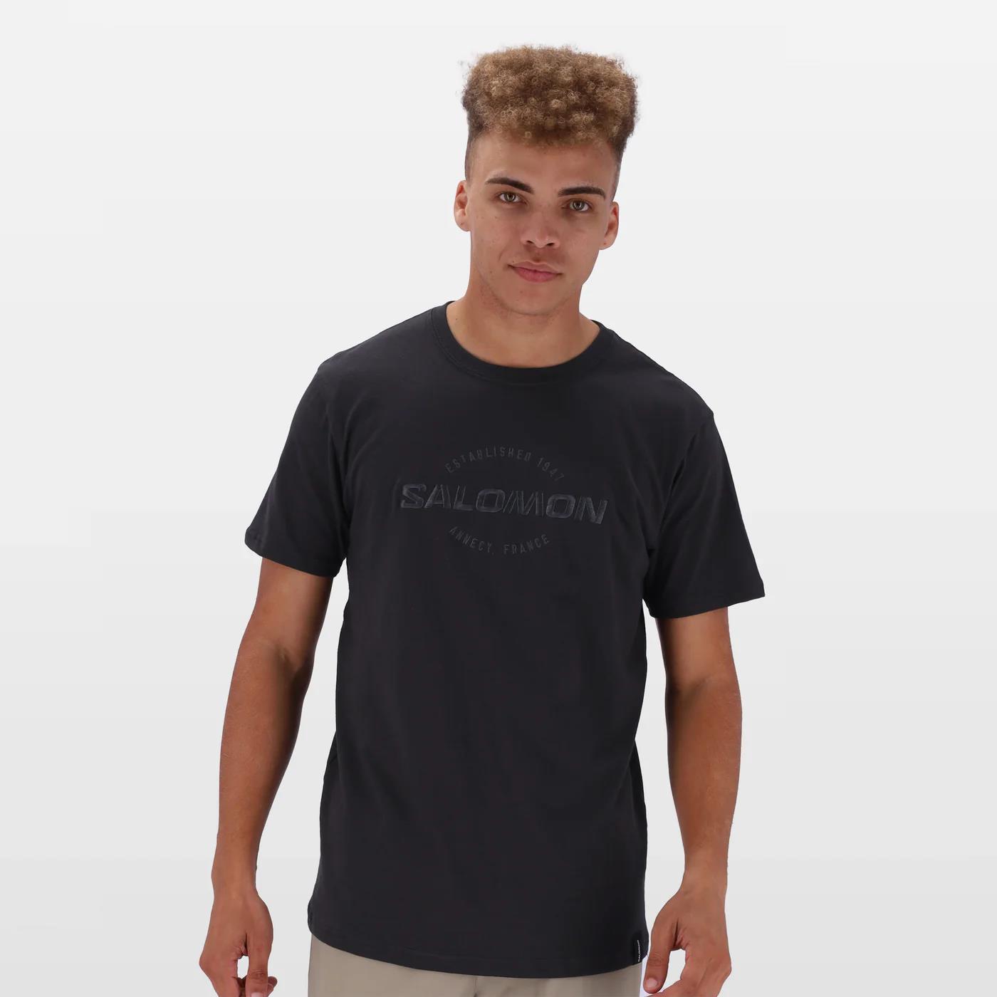 Salomon Mens Vision Ii Short Sleeve Tee Black