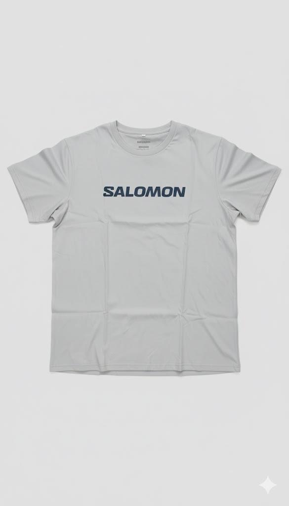 Salomon Mens Deep Roots Tee Gray Violet