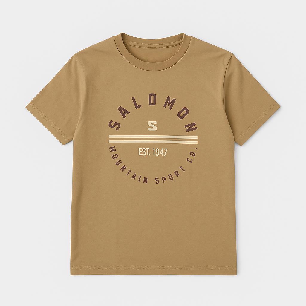 Salomon Mens Around The World Short Sleeve Tee Kelp