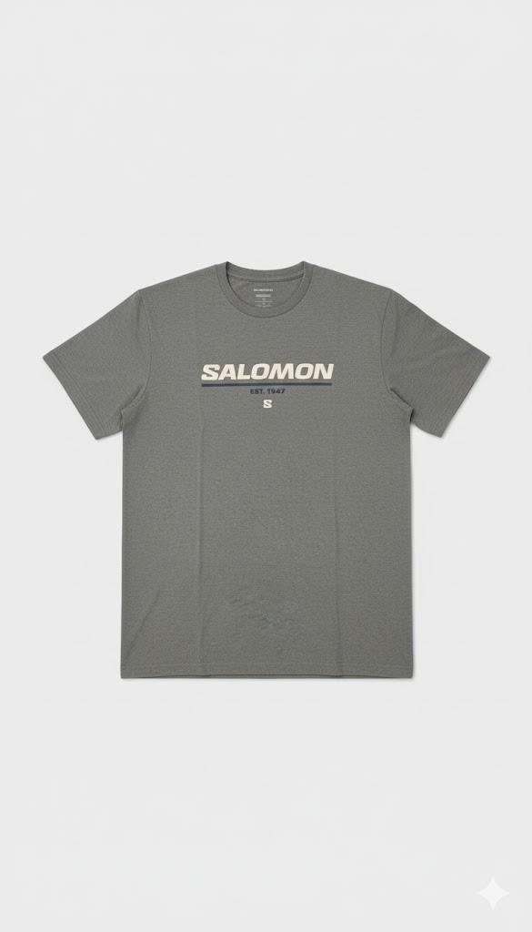Salomon Mens Time To Play Short Sleeve Tee Tetras Mel
