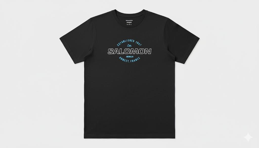 Salomon Mens Vision Short Sleeve Tee Black
