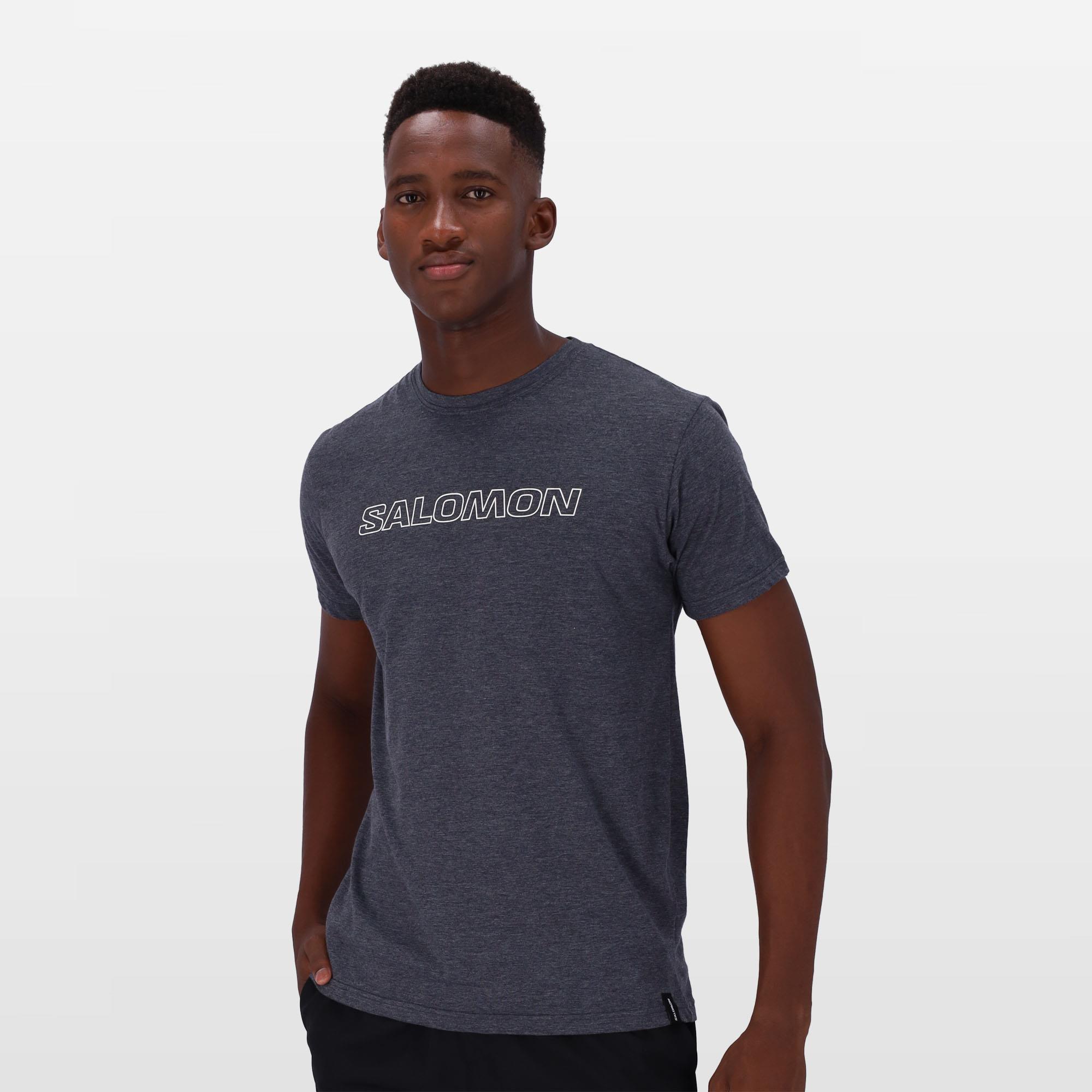 Salomon Mens Baltoro Short Sleeve Tee Black Mel
