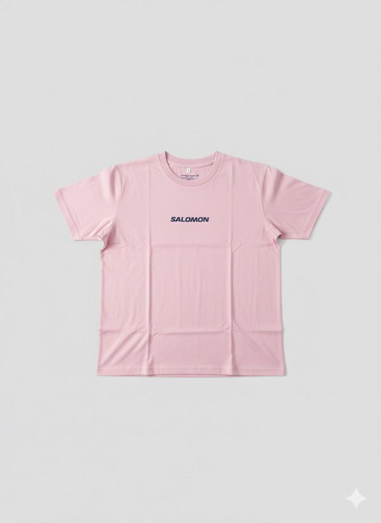 Salomon Womens Cire Logo Short Sleeve Tee Cosmetic Pink