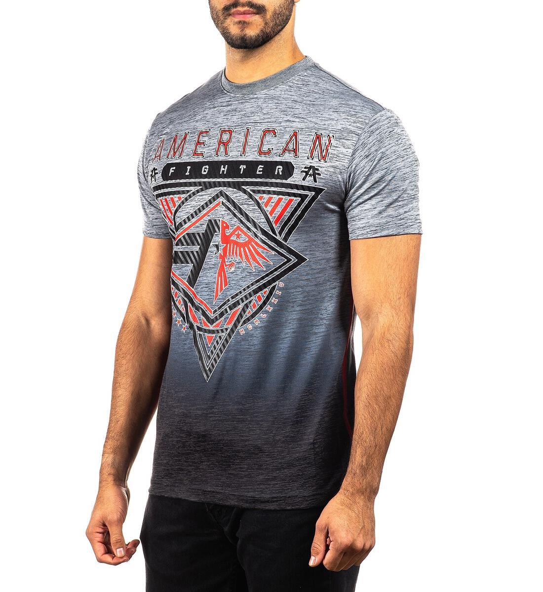 Affliction Mens Redvale Short Sleeve Tee Grey
