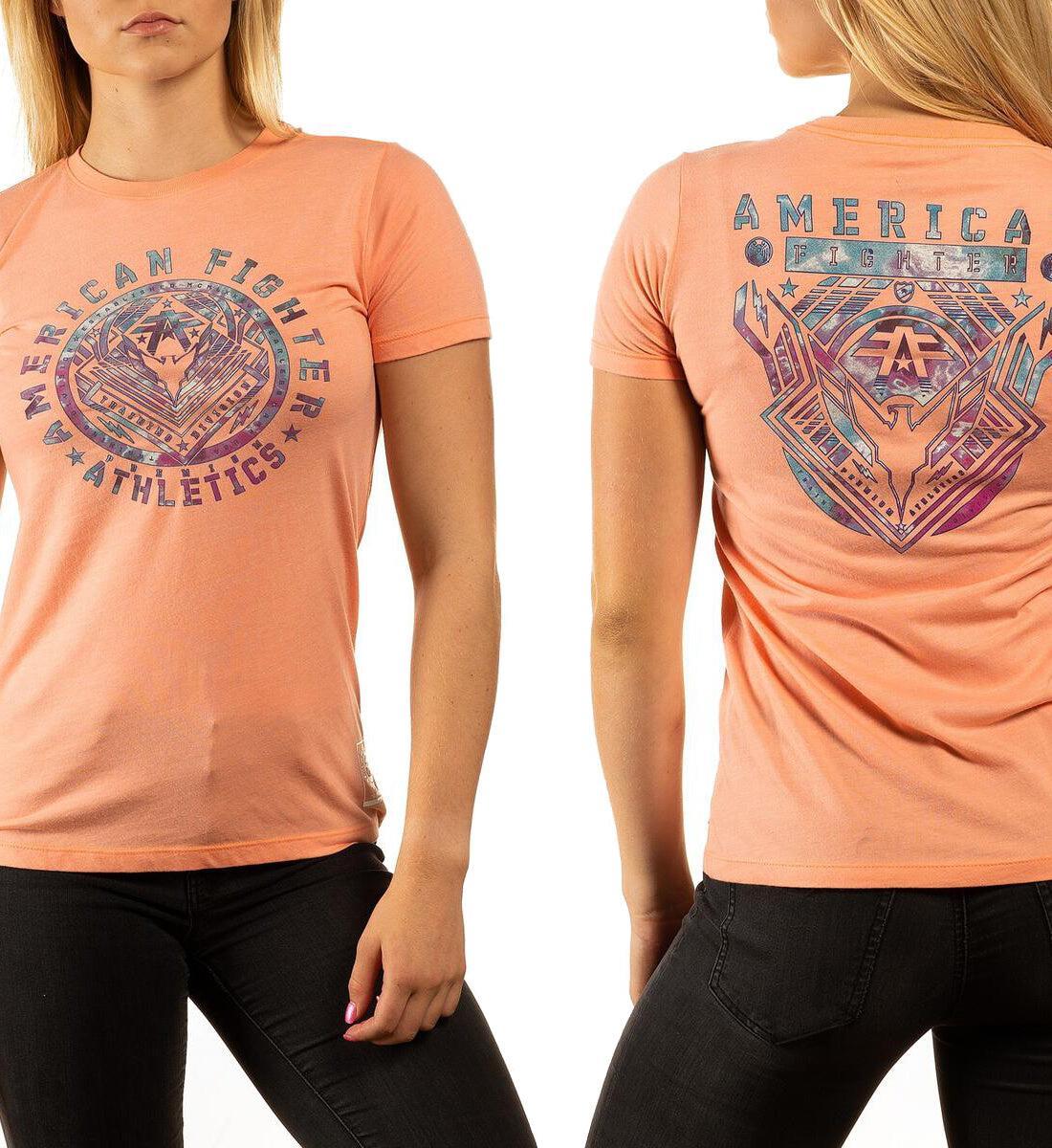 American Fighter Womens Glasco Short Sleeve Tee Desert Flower