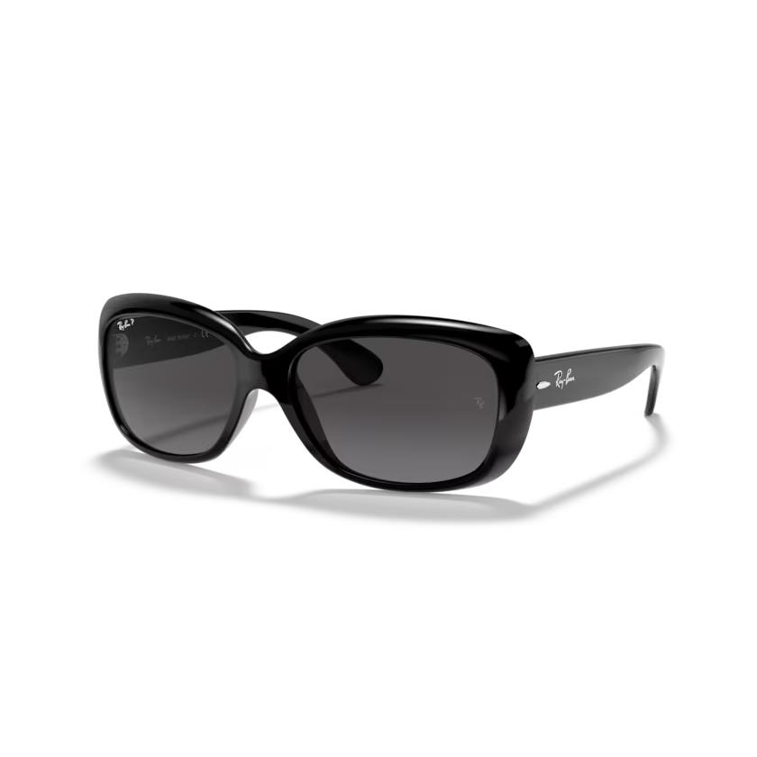 Rayban Jackie Ohh Black Sunglass Grey Polarized Lens