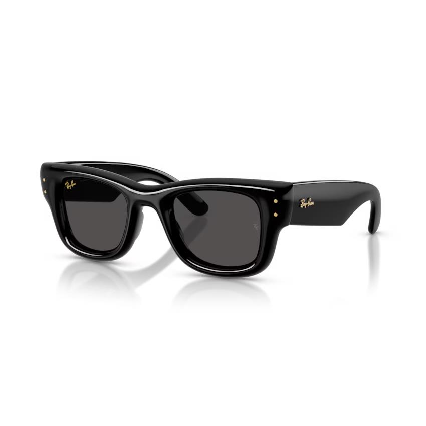 Rayban Wayfarer Puffer Black Sunglass Ultra Black Lens