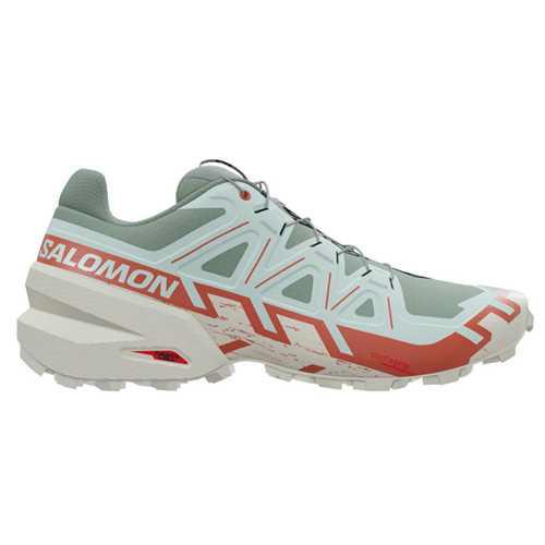 Salomon Womens Speedcross 6 Trail Sneaker Lily Pad Rainy Day Aqua